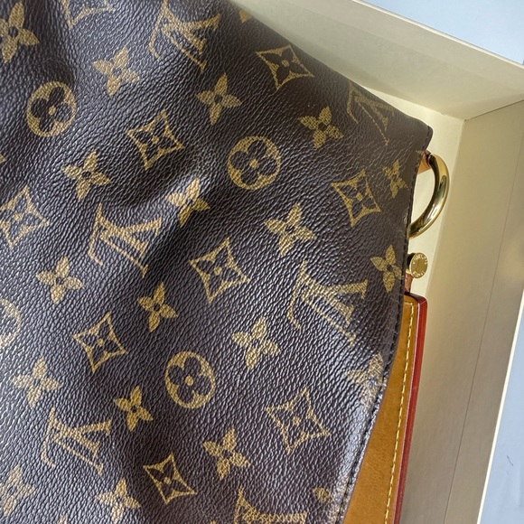 Louis Vuitton Sully Shoulder Bag MM Brown Canvas With Dust bag And Box - Picture 8 of 16